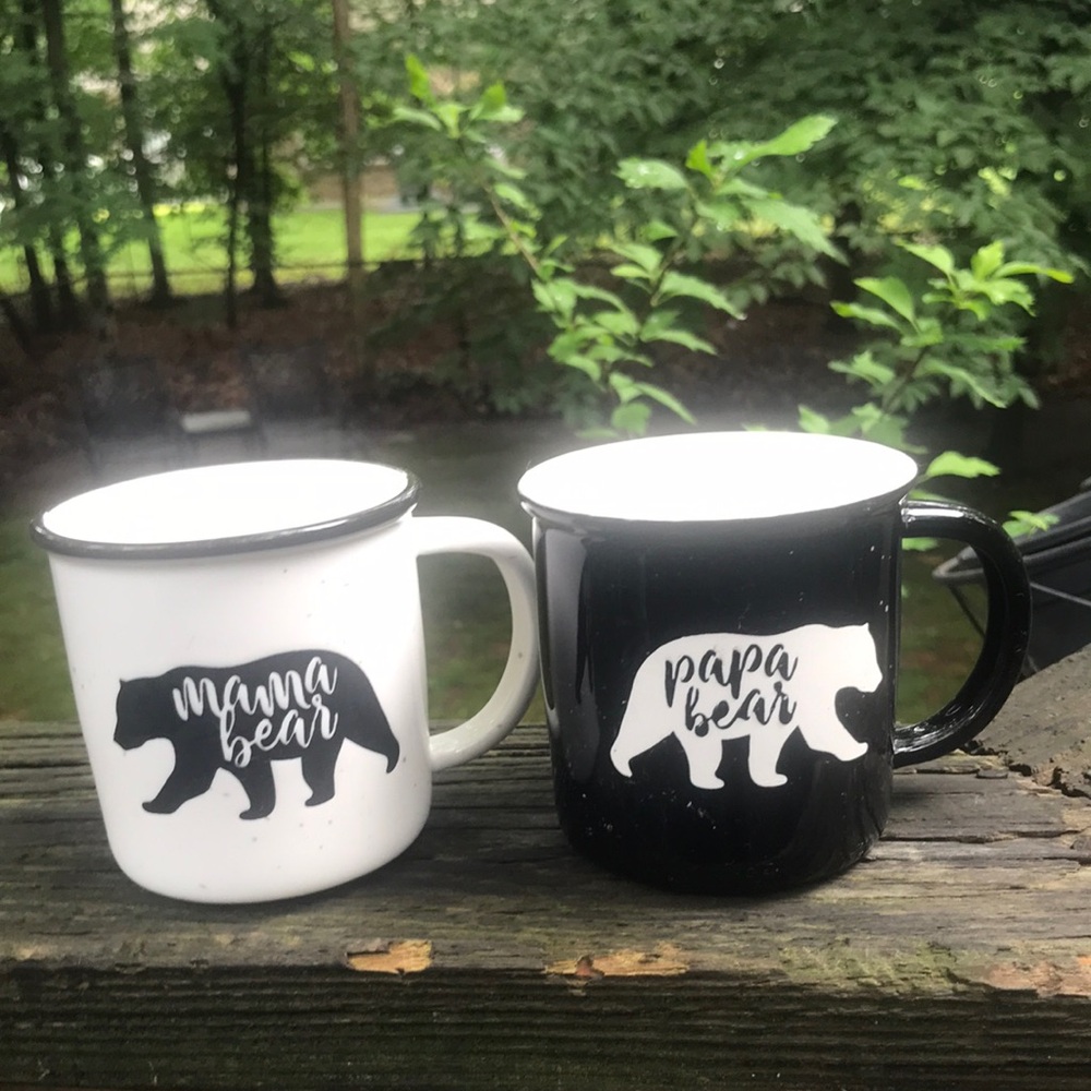 Mama Bear and Papa Bear Mug Set
